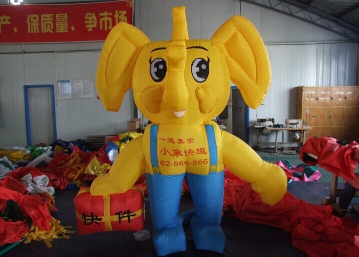肃州大象充气卡通气模